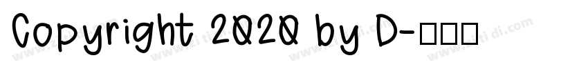 Copyright 2020 by D字体转换